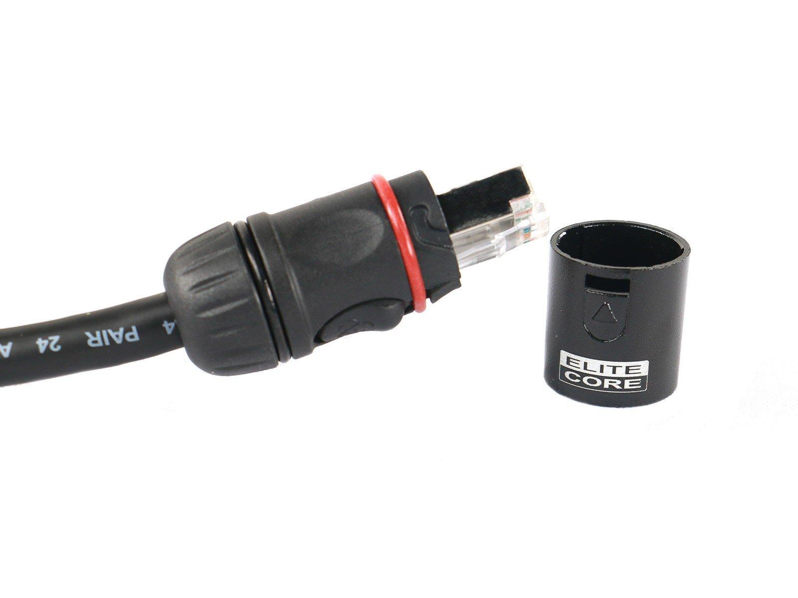 Elite Core Elite Core SUPERCAT6 | Ultra-Rugged Shielded Tactical CAT6 | CS45 Converta-Shell Connectors |20' ft, 20 (SUPERCAT6-S-CS-20)