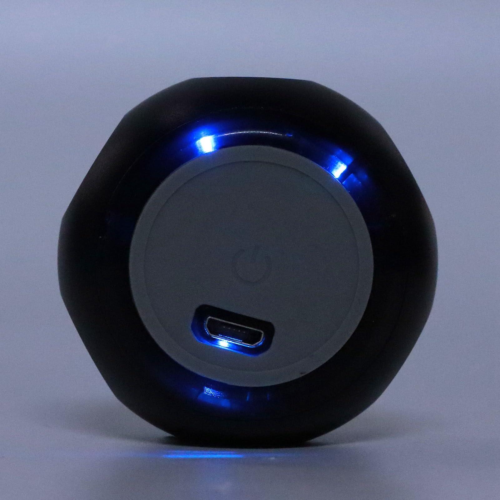 Wisoqu Speaker, 5.0 4W Aluminum Alloy Mini Portable Outdoor Speaker Cute Delicate Speaker for Shower Bike Car Travel, with Lanyard (#4)