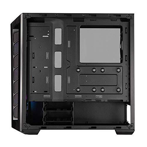 Cooler Master Cooler Master MasterBox MB520 ARGB - ATX PC Case with Tinted Front Panel, 3 x 120mm Pre-Installed Fans, Glass Side Panel, Flexible Air Flow Configurations - ARGB
