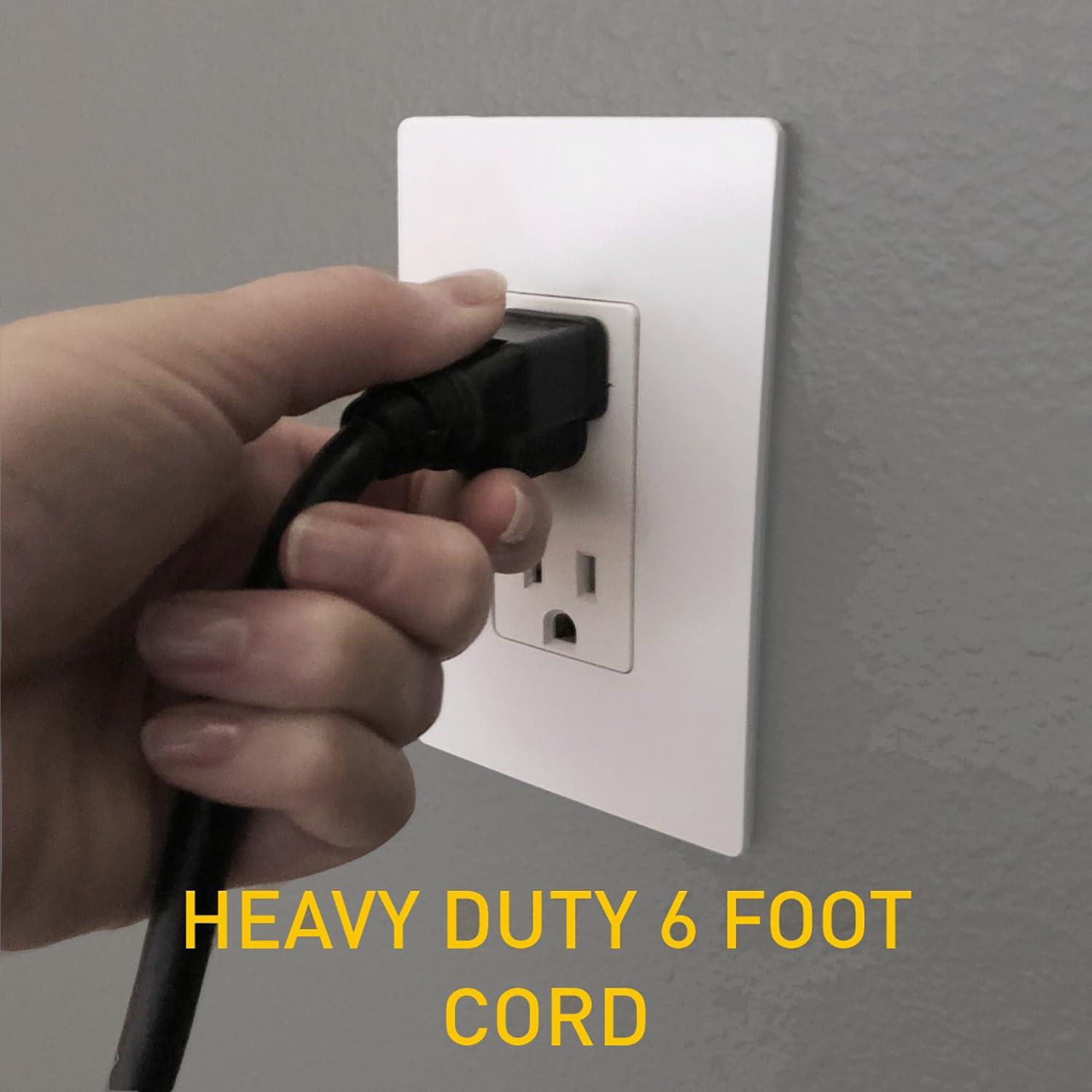 Legrand Legrand - Wiremold Power Strip, 10 Outlet Wall Mount Power Strip, Under Counter Power Strip, 4 Foot Wiremold Power Pole with Diamond Plate Power Strip Garage, PM48TC