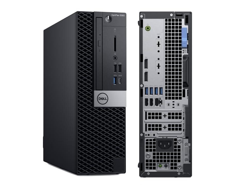 Dell Dell OptiPlex 5060 SFF Bussines Desktop Computers, Intel 6-Core i5-8500 3.10 GHz, 32GB DDR4 Ram, 1TB SSD, Keyboard & Mouse, WiFi, 4K Support, Win 11 Pro, Black (Renewed)