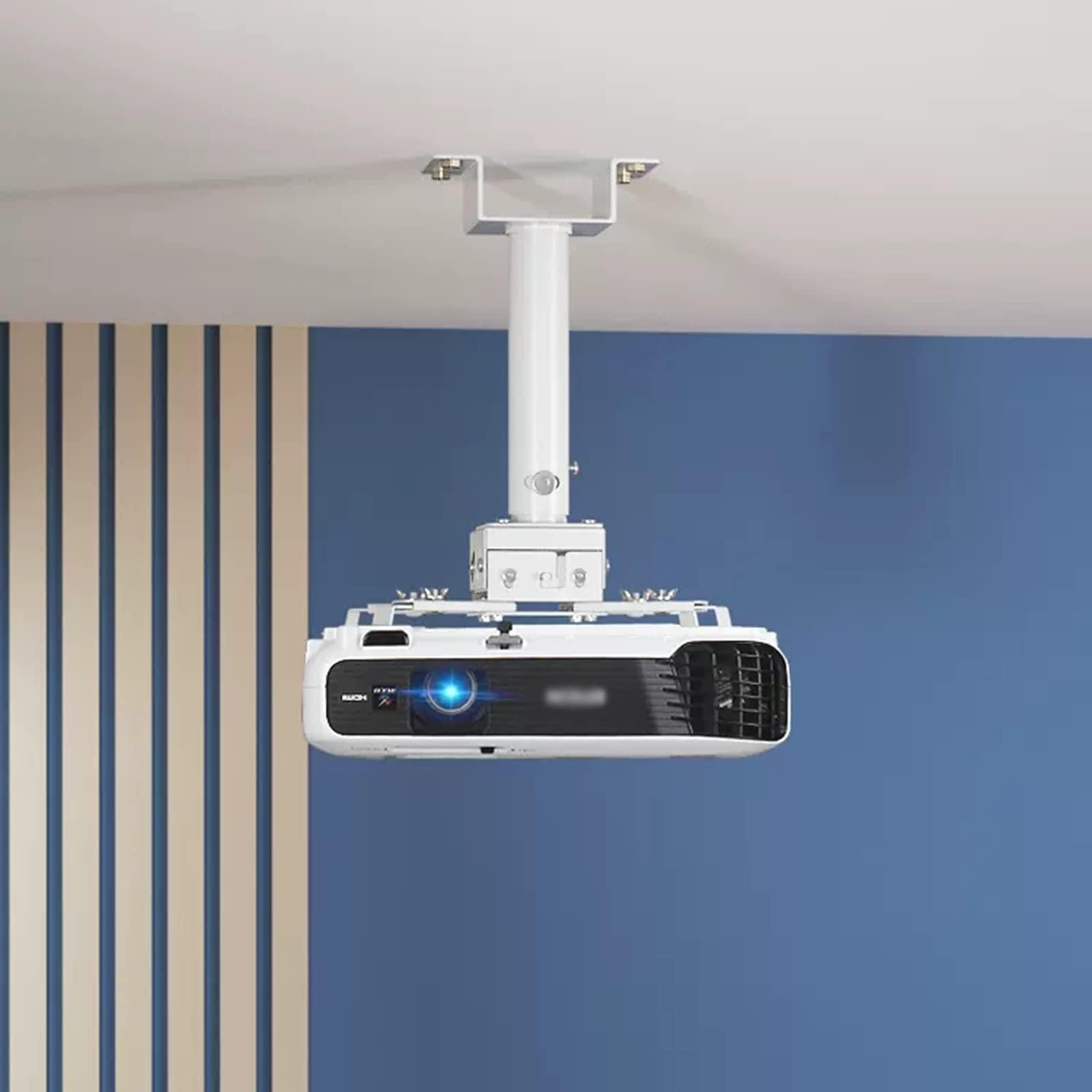 ARZARF ARZARF Projector Mount Stand Projector Bracket Hanging Type Wall Hung Universal Retractable Hanger Fixed Lifting Bracket Household Universal Ceiling Projector Hanger Projector Stand