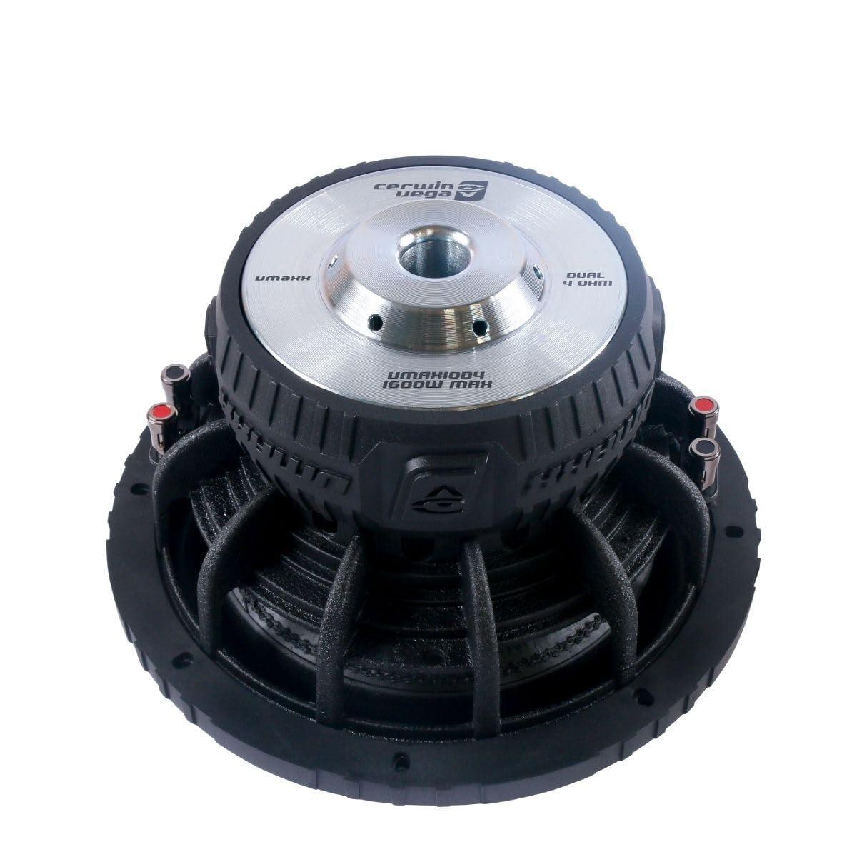 CERWIN-VEGA! CERWIN-VEGA! VMAXX 10 Inch 800W RMS 2-Ohm Car Subwoofer - High-Performance Powered Car Audio System with Superior Sound, Robust Design, and Advanced Cooling - Ideal for Car Audio Enthusiasts VMAX10D2