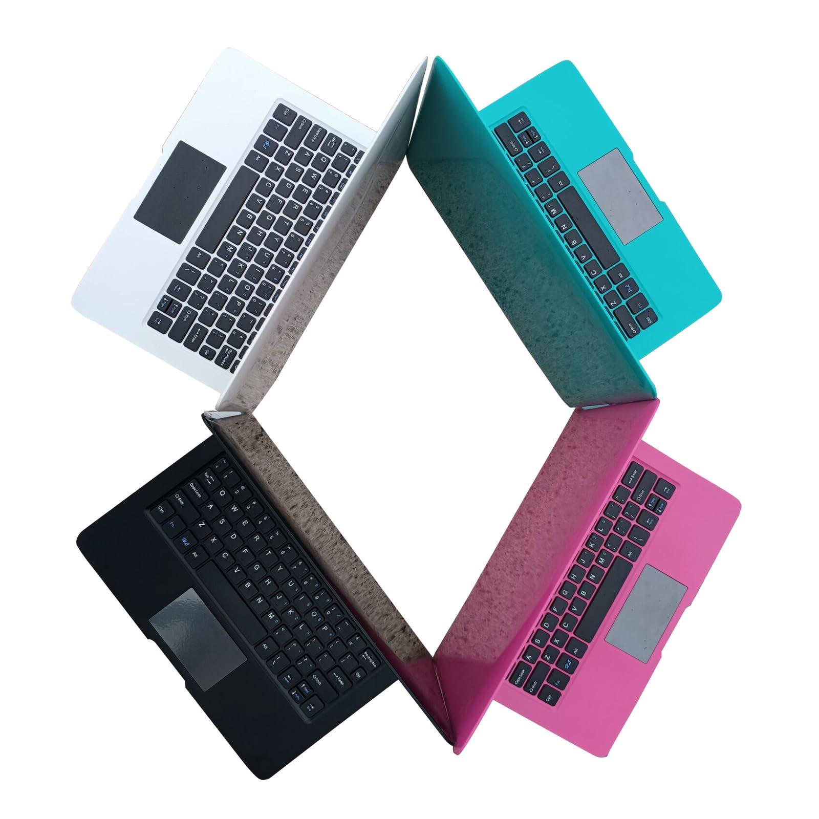 Goldengulf Laptop Computer Mini 10 Inch Quad Core Powered by Android 12 Netbook 64GB Small Computer with WiFi Webcam Bluetooth,Charger Mouse Included,Suitable for Children and Students, 4 Color Options (Blue)