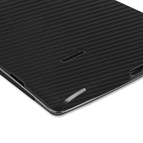 Skinomi Skinomi Black Carbon Fiber Full Body Skin Compatible with LG G Flex 2 (Full Coverage) TechSkin with Anti-Bubble Clear Film Screen Protector