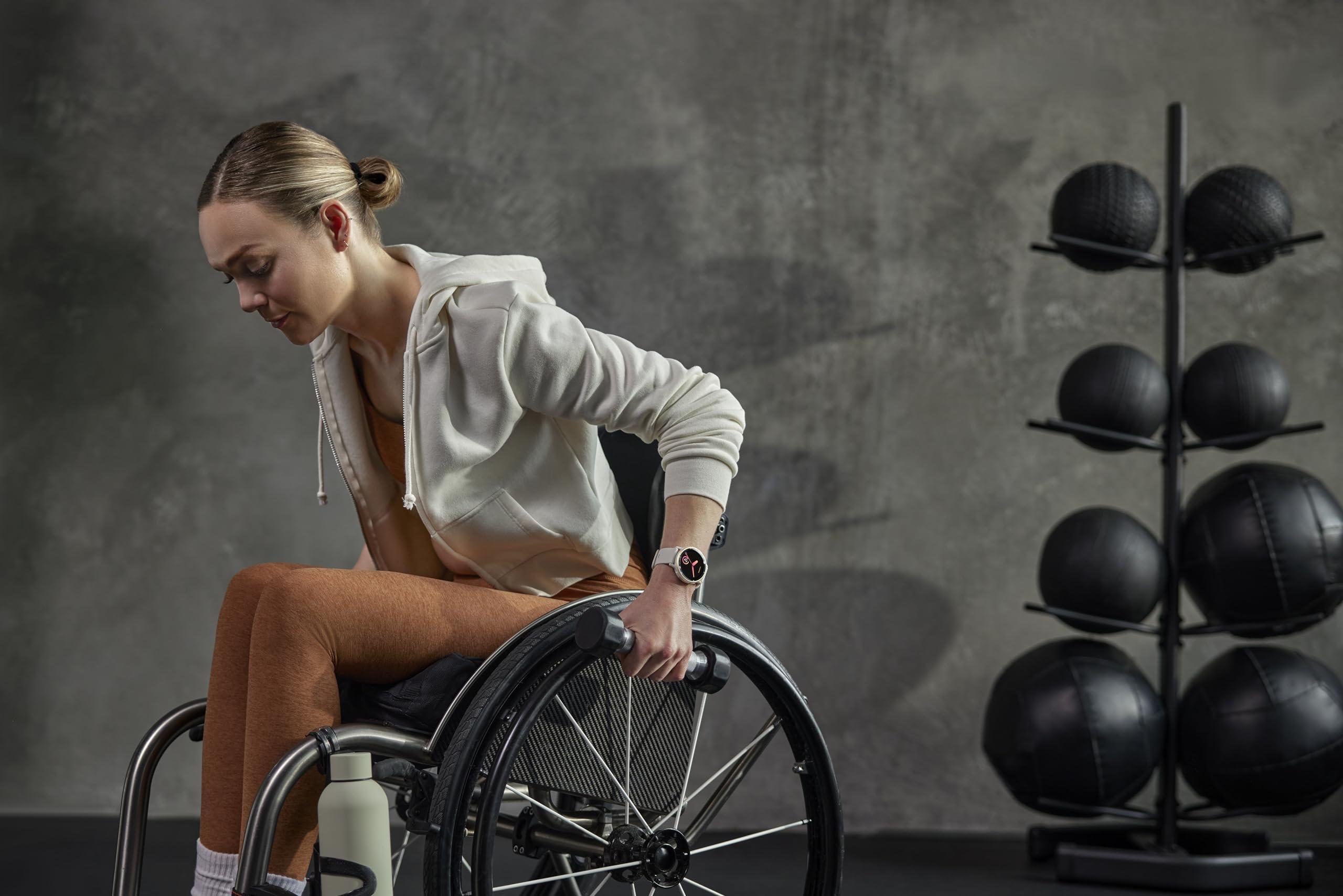 Garmin Garmin Vivoactive 5 Fitness Tracker Smart Watch for Women & Men with Metallic Orchid Bezel w/Orchid Case and Silicone Band with 11 Days Battery Life and Bright 1.2 AMOLED Touchscreen Display