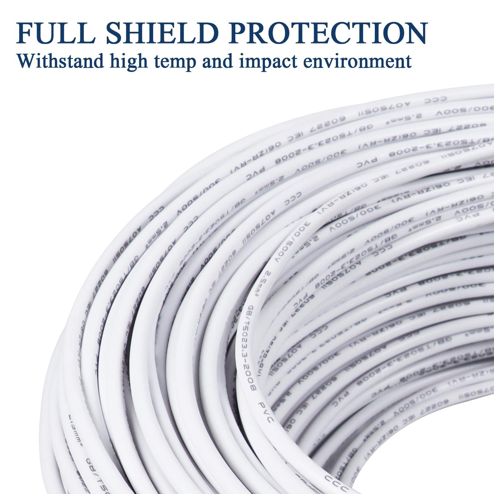 SUNNAREPOON 16 Gauge Primary Wire Kit (50 Feet Each, 6 Colors), 16 AWG Automotive Oxygen Free Copper Electrical Remote Cable Wiring for Car, Trailer Lighting Circuits Harness