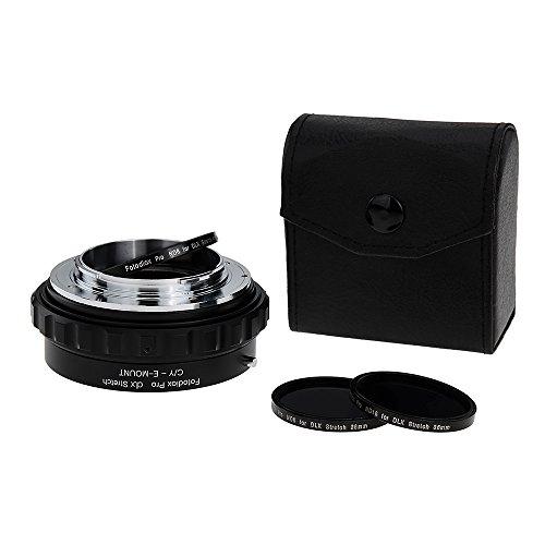 Fotodiox Fotodiox DLX Stretch Lens Mount Adapter - Contax/Yashica (CY) SLR Lens to Sony Alpha E-Mount Mirrorless Camera Body with Macro Focusing Helicoid and Magnetic Drop-in Filters