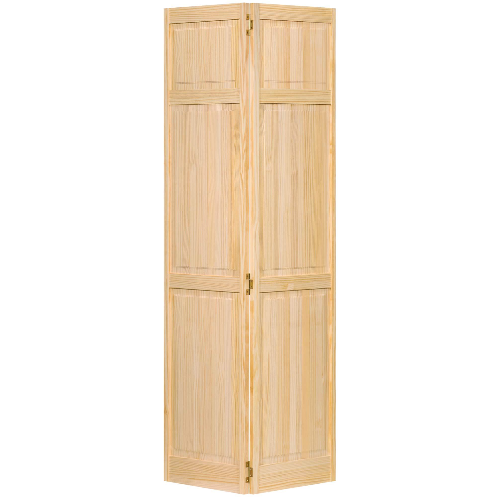 Kimberly Bay Closet Door, Bi-fold, 6-Panel Style Solid Wood (80x24)