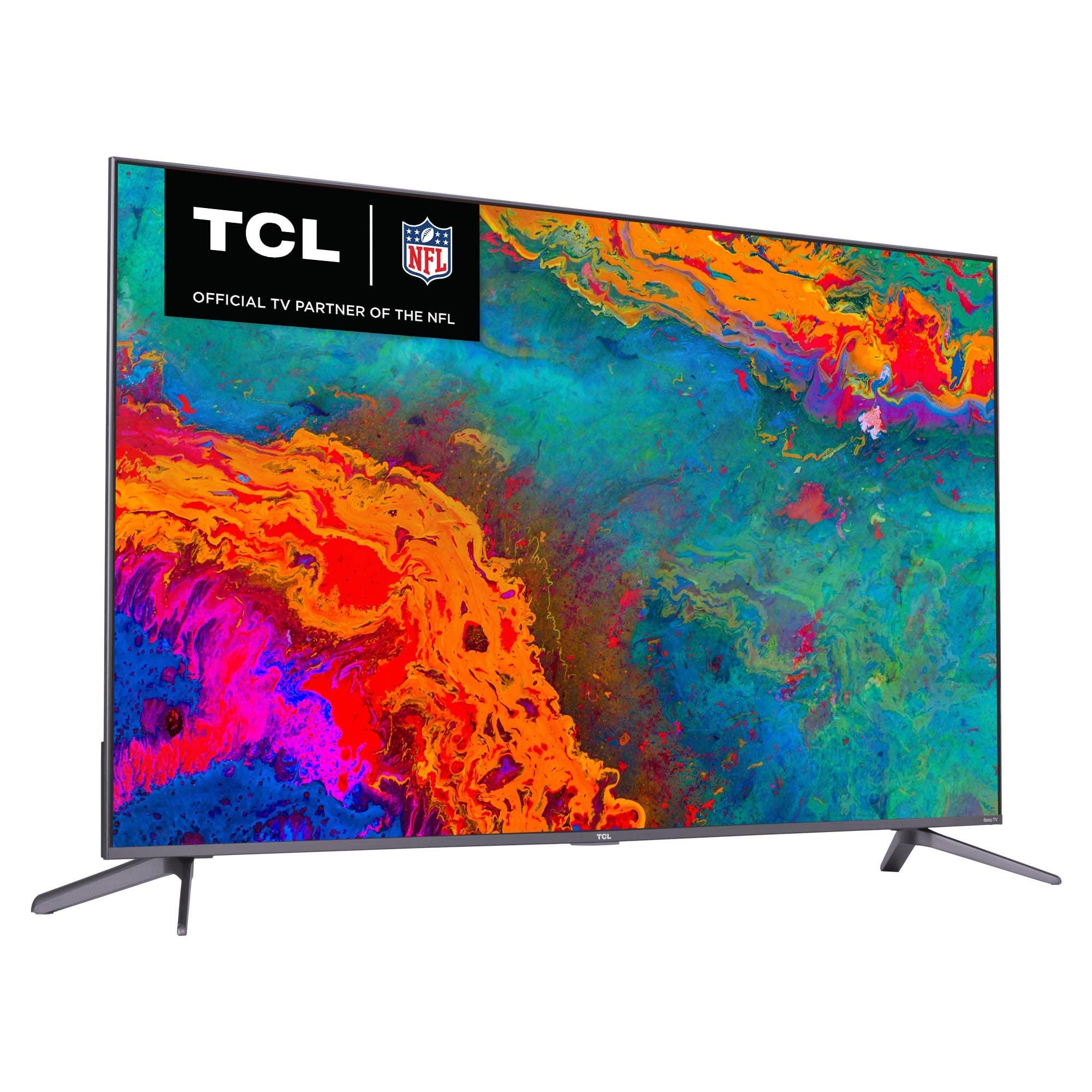 TCL TCL 55-inch 5-Series 4K UHD Dolby Vision HDR QLED Roku Smart TV - 55S535, 2021 Model