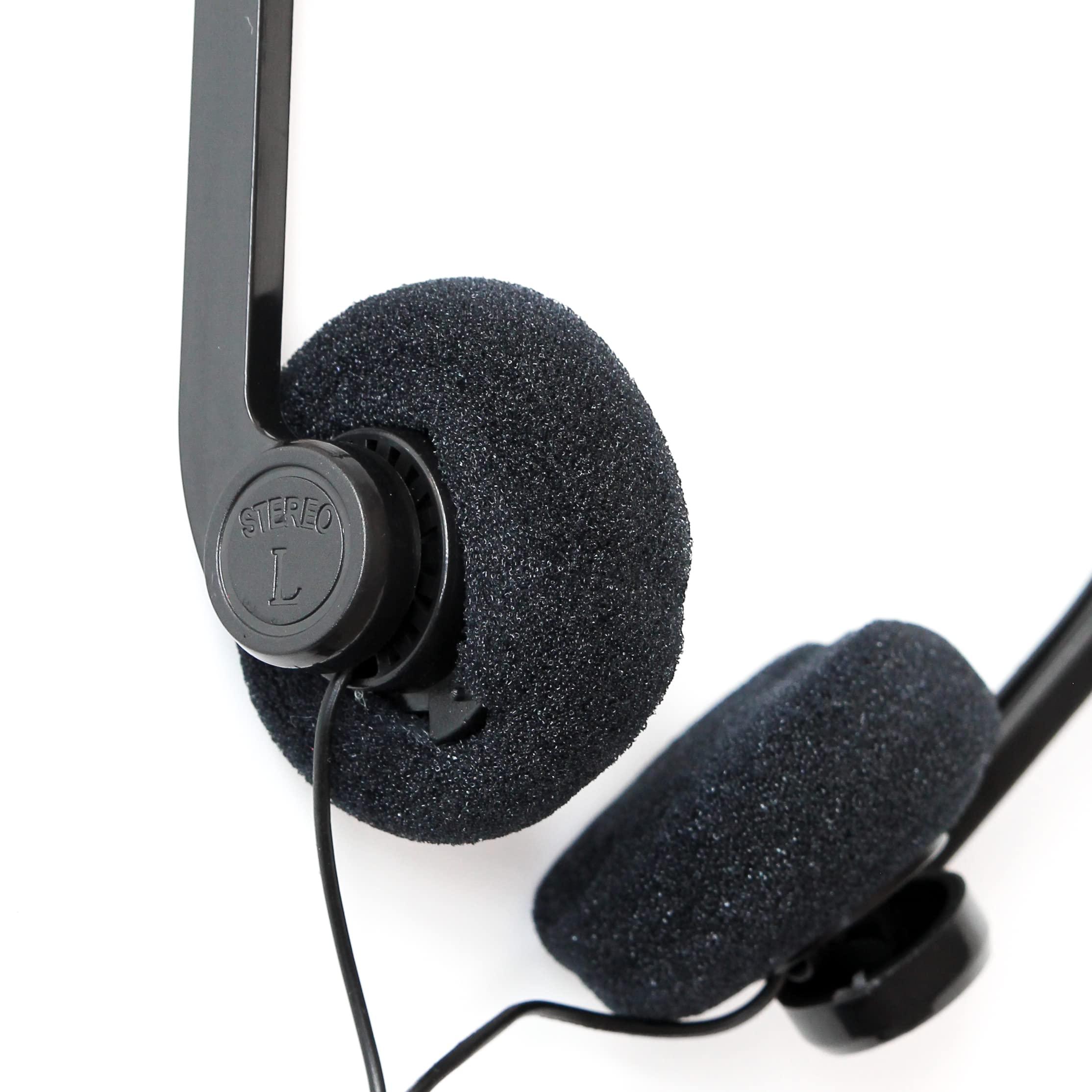 Soundnetic Soundnetic 500 Pack SN06 Disposable Stereo Limited Use Headphones, Black