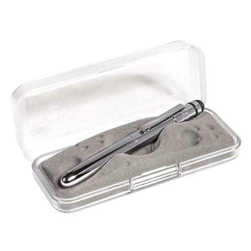 Fisher Fisher Space Pen Bullet Grip Space Pen with Clip and Conductive Stylus, Chrome (BGCCL/S)