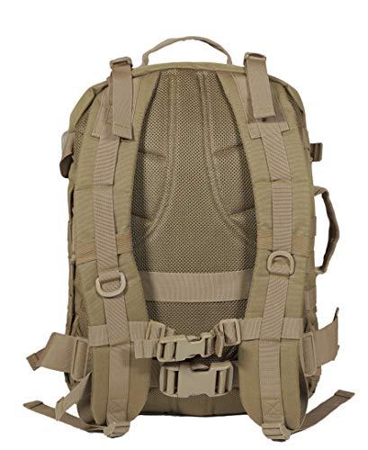 Rockland Rockland Military Tactical Laptop Backpack, Tan, Large