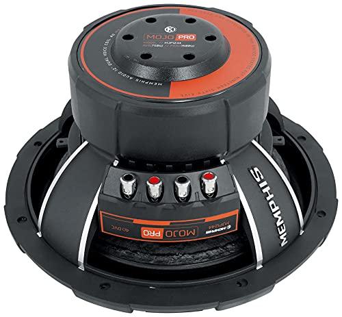 Memphis Audio Memphis Audio MJP1244 12 in 1500 Watt MOJO Pro Car Audio Subwoofer DVC 4 ohm Sub, Black