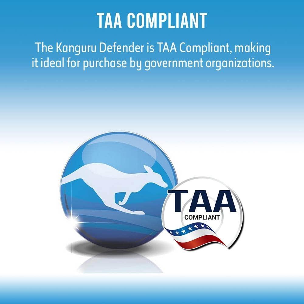 Kanguru Solutions Kanguru Defender Bio-Elite30 128 GB Hardware Encrypted USB Flash Drive Fingerprint - SuperSpeed USB 3.0