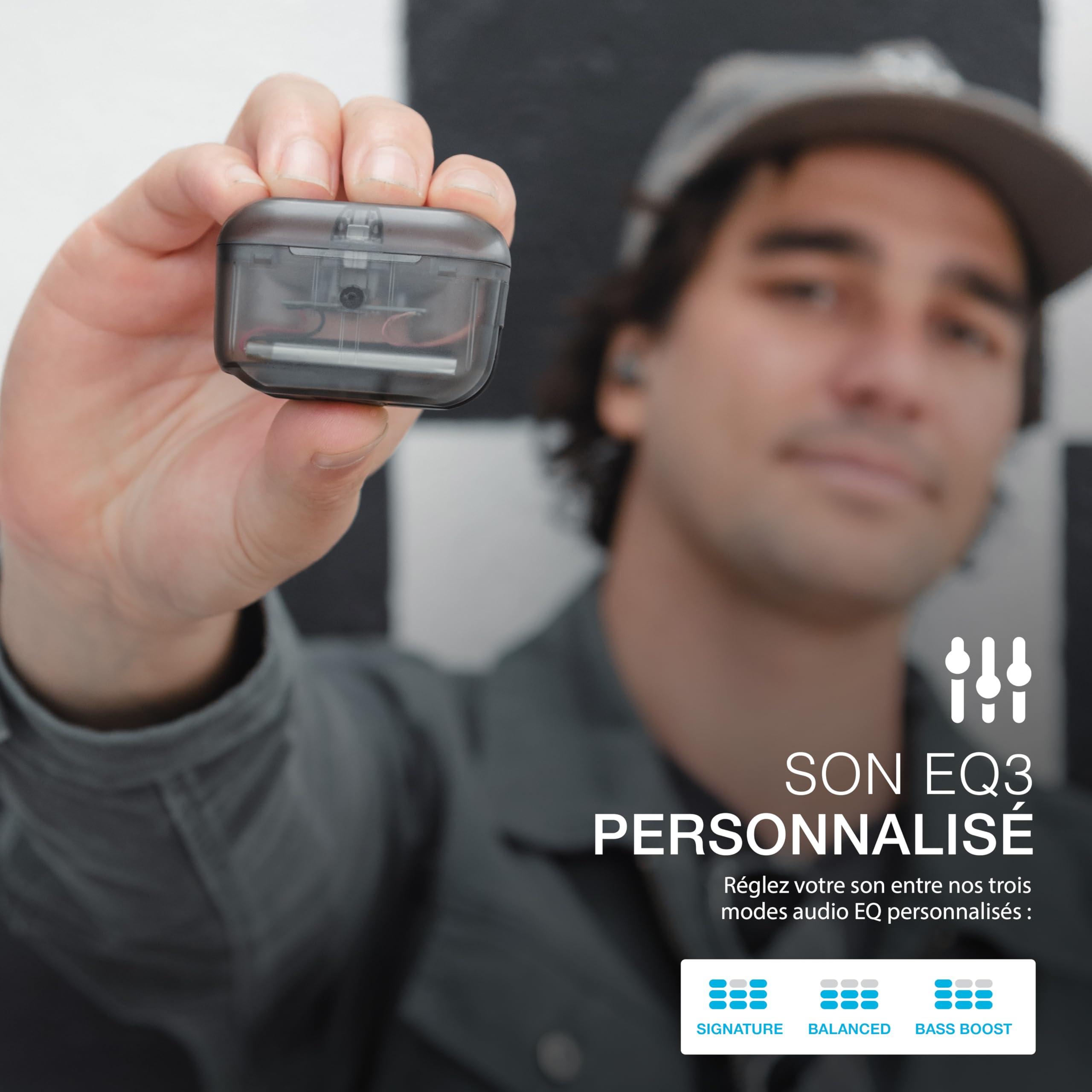 JLab JLab Go Air Pop True Wireless Bluetooth Earbuds & Charging Case, Clear, Dual Connect, IPX4 Sweat Resistance, Bluetooth 5 Connection, 3 EQ Sound Settings Signature, Balanced, Bass Boost