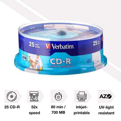 Verbatim Verbatim 43439 - Virgin CDs (Pack of 25)