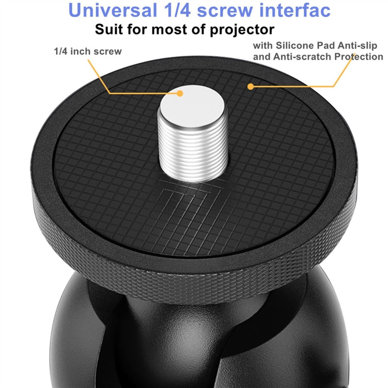 ARZARF Projector Mount Stand C-Clamping Projector Bracket Metal Adjustable Projector Stand Bed/Table Mount Holder Telescopic Projector Bracket Mounted Telescopic Fixed Shelf Projector Stand ( Color : TY-626C