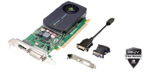 PNY NVIDIA Quadro 600 by PNY 1GB DDR3 PCI Express Gen 2 x16 DVI-I DL and DisplayPort OpenGL, DirectX, CUDA, and OpenCL Professional Graphics Board, VCQ600-PB