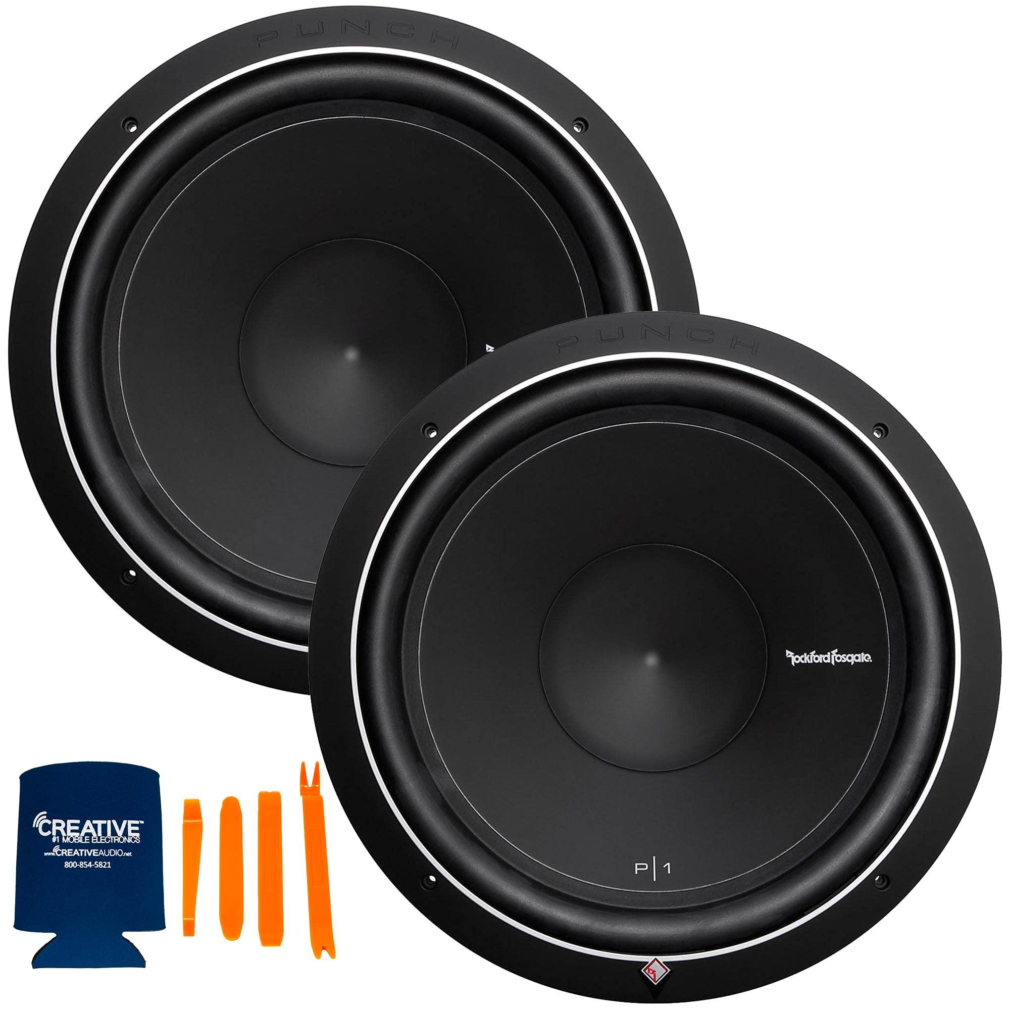 Rockford Fosgate Rockford Fosgate - Two P1S2-15 15" Subwoofers - SVC (2-Ohm), 250 Watts Rms, 500 Watts Peak
