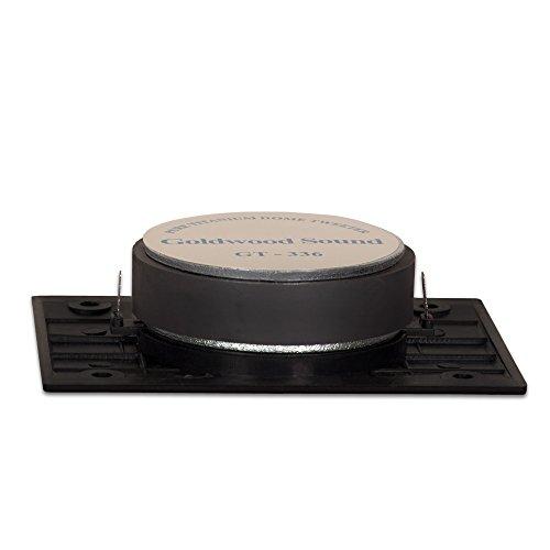 Goldwood Sound, Inc. Goldwood Sound 120 Watts 8ohm Titanium Dome Speaker Tweeter Black (GT-336)