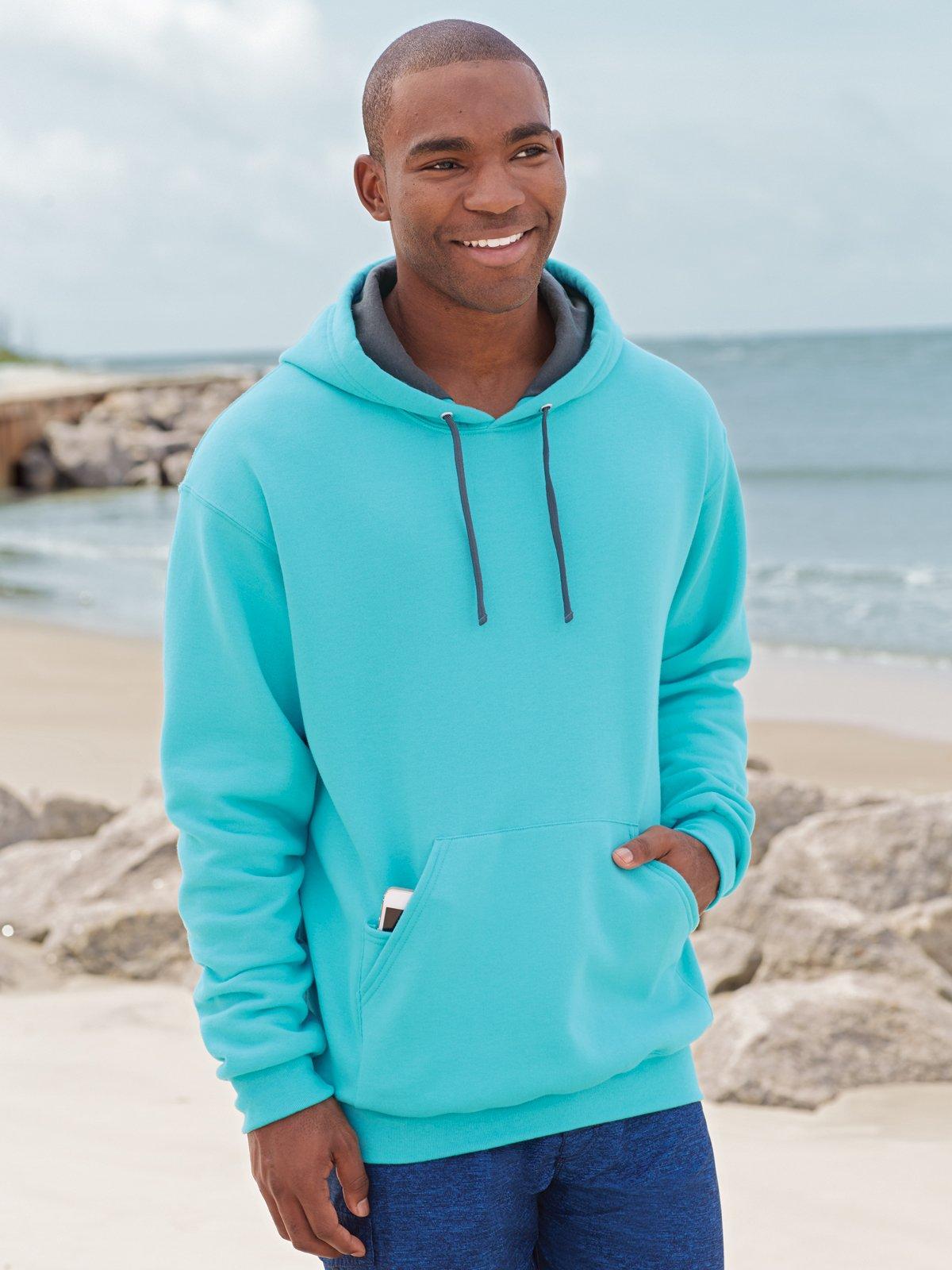 Fruit of the Loom Fruit of the Loom Adult 7.2 oz. SofSpun Hooded Sweatshirt XL CYBER PINK