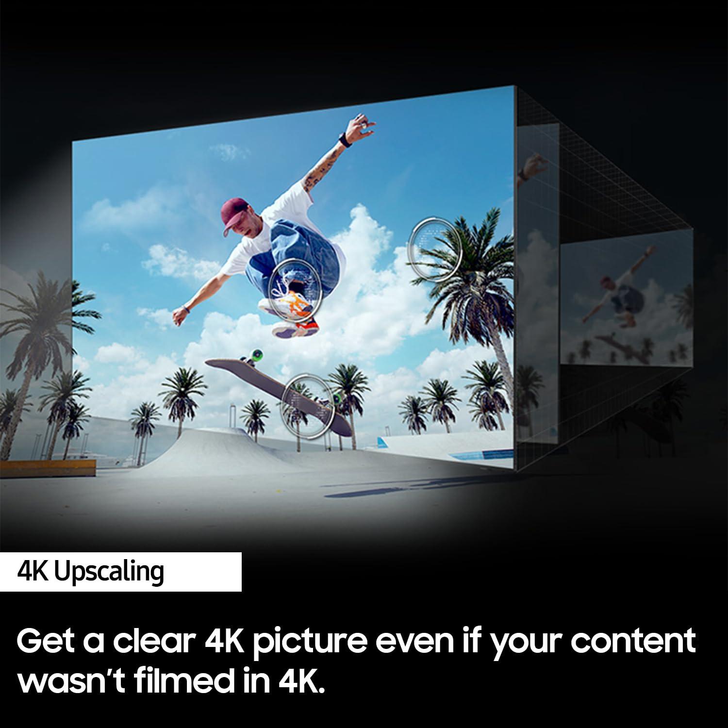 Samsung SAMSUNG 75-Inch Class 4K Crystal UHD DU8000 Series HDR Smart TV w/Object Tracking Sound Lite, Motion Xcelerator, Ultra Slim Design, Gaming Hub, Alexa Built-in (UN75DU8000, 2024 Model)
