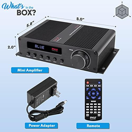 Pyle Pyle Wireless Bluetooth Home Audio Amplifier - 100W 5 Channel Home Theater Power Stereo Receiver, Surround Sound w/HDMI, AUX, FM Antenna, Subwoofer Speaker Input, 12V Adapter - Pyle PFA540BT.5