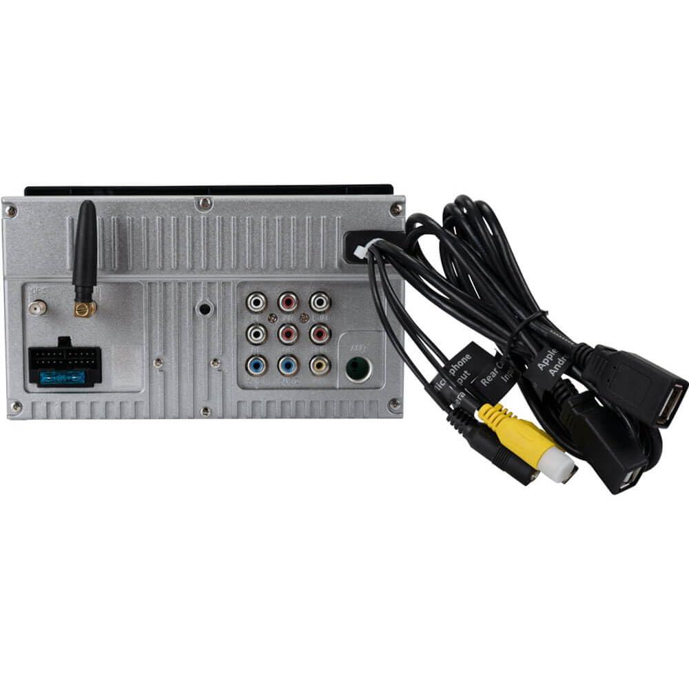 Dual Electronics Dual Electronics Dual DCPA723W 2-DIN 7\"\" Apple CarPlay Android Auto Digital Multimedia Receiver