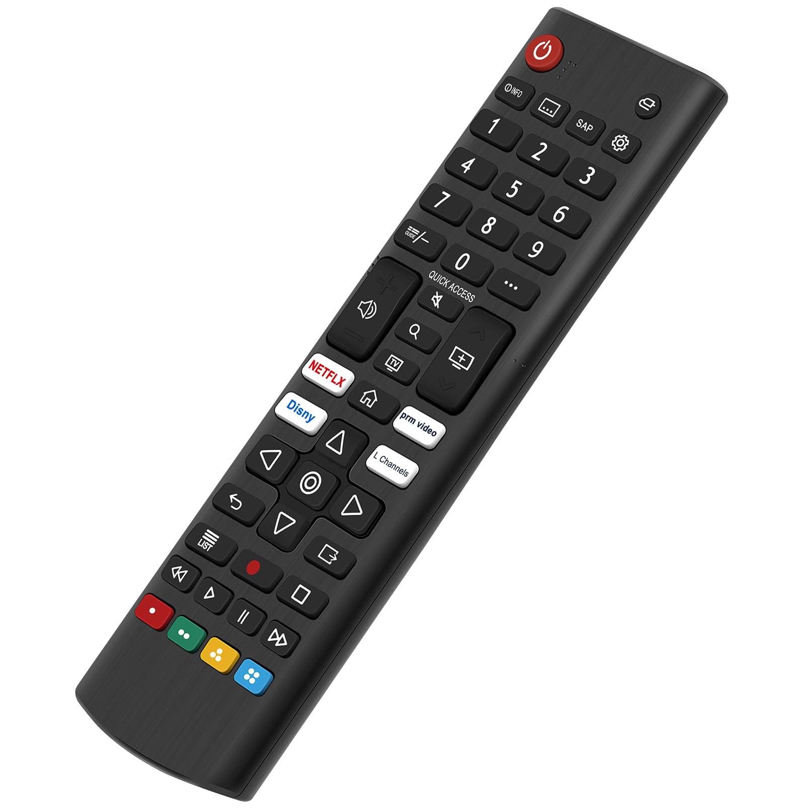 AIDITIYMI AKB76040302 Remote Commander Replacement Compatible with LG LED TV 27LQ600S 27LQ615S 24LQ51OS 27LQ625S 24LQ520S 24LQ510S 27LQ625SPU 27LQ625S-PU.AUS 32LM577BZUA 32LM627BPUA 32LM637BPUB 43LM5770PUA