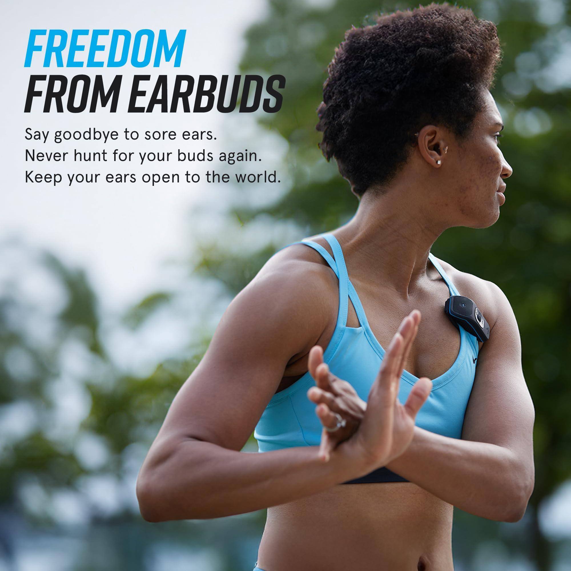 noxgear noxgear 39g Wearable Bluetooth Speaker, Magnetic Mini Clip-On, Waterproof Up to 15 Hours Playtime | Clip On Bluetooth, Wearable Speaker with Microphone, 100ft Range