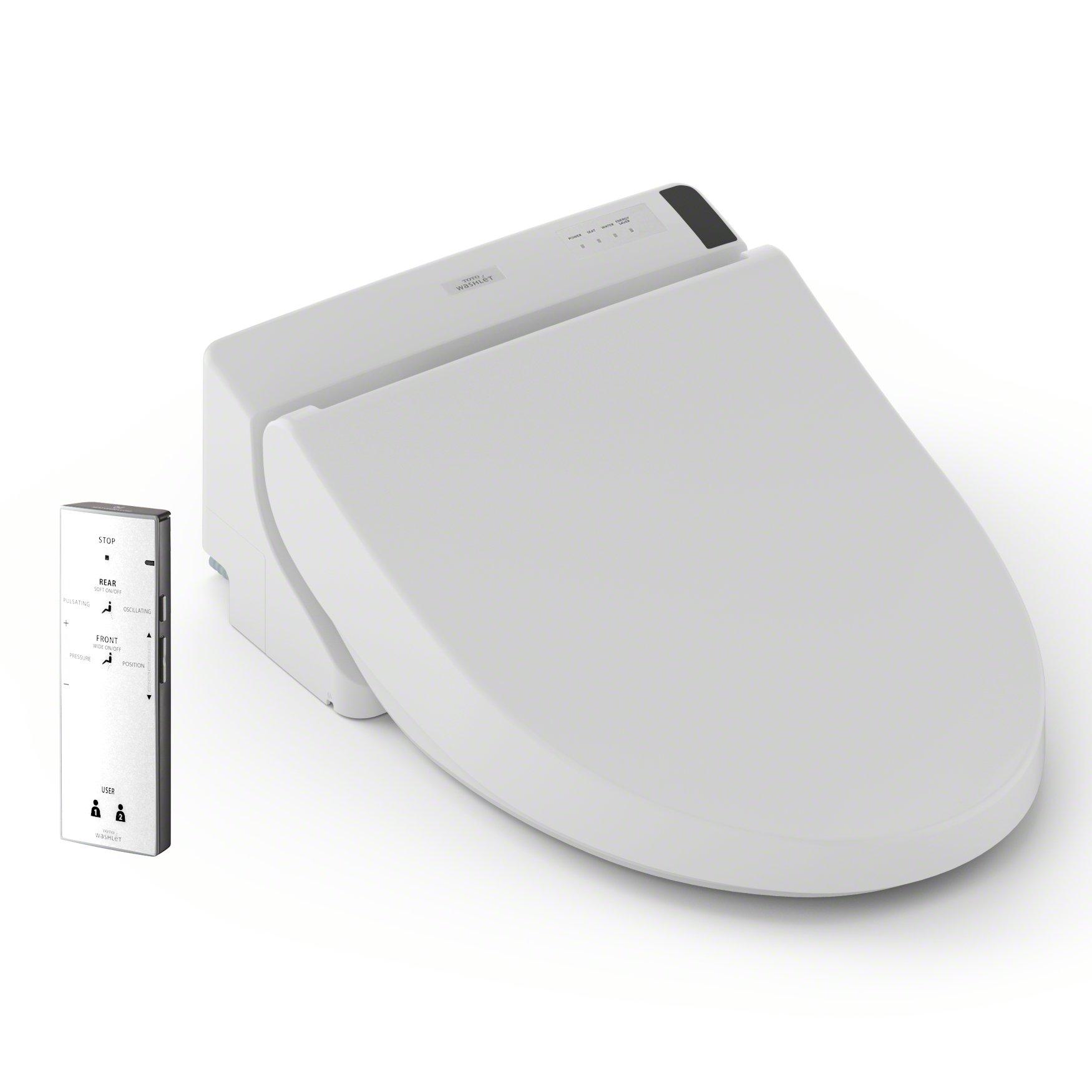 TOTO TOTO SW2024#01 A200 WASHLET Electronic Bidet Tolet Seat with SoftClose Lid, Elongated, Cotton White