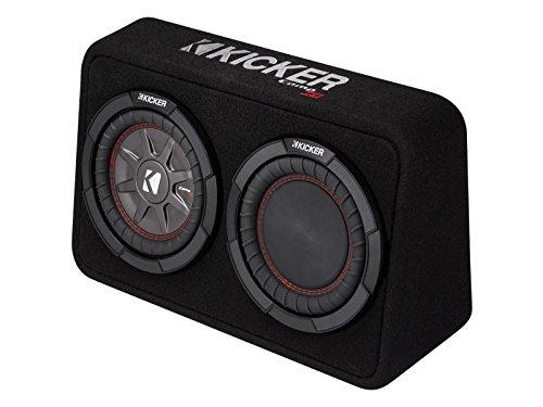 KICKER Kicker CompRT8 8-inch (20cm) Subwoofer in Thin Profile Enclosure, 2-Ohm, 300W