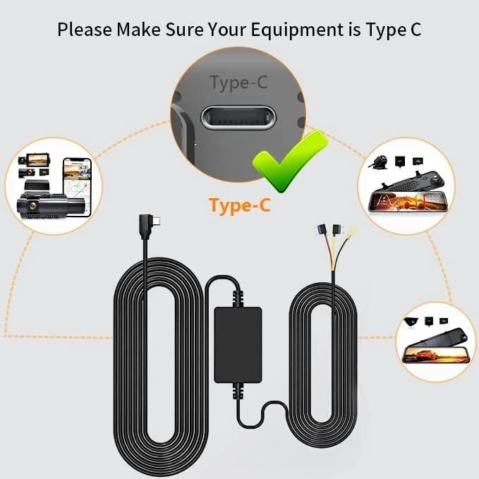 WOLFBOX [ i07 3 Channel Dash Cam+Multi Hardwire Kit ]