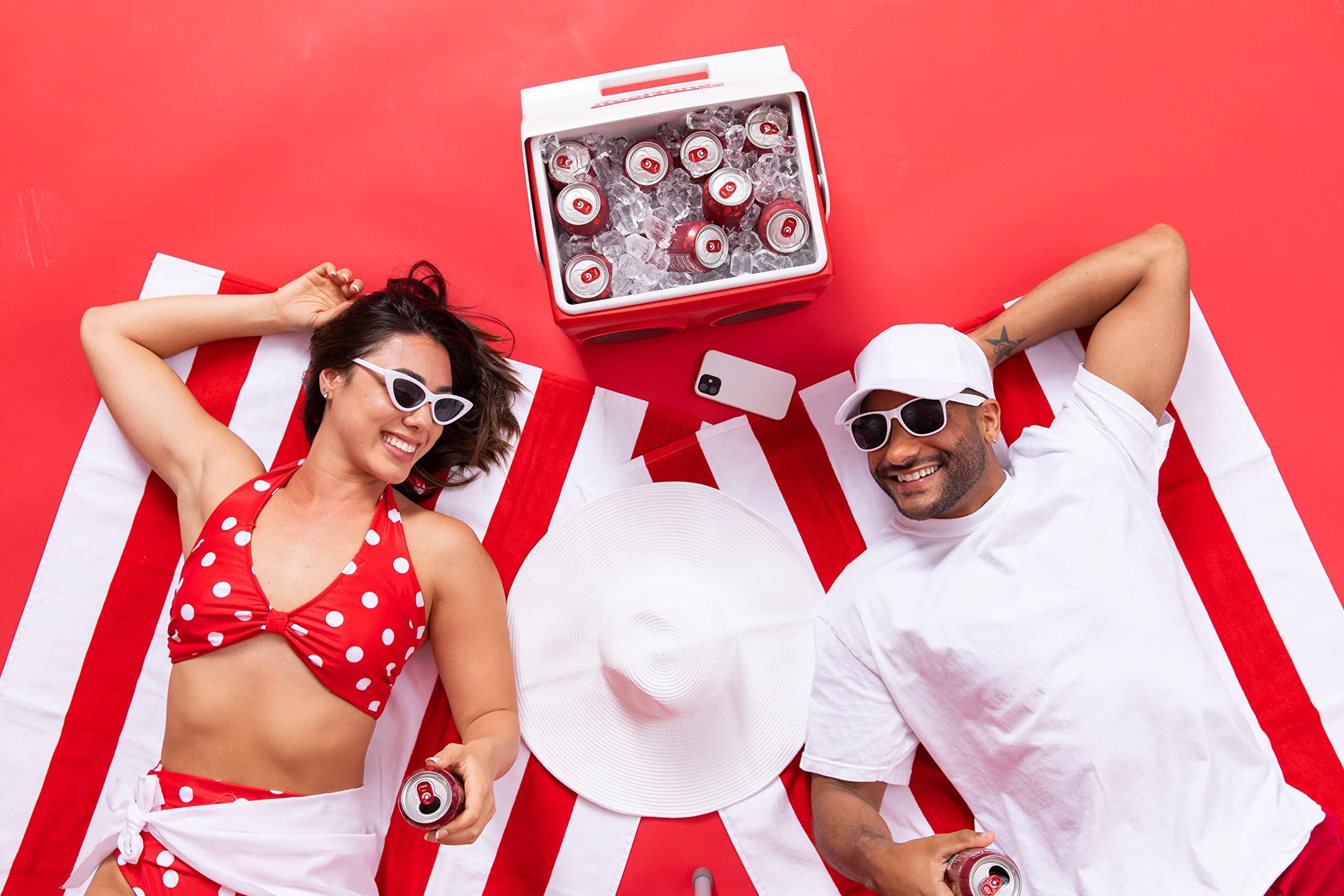 Igloo Igloo KoolTunes Boombox Cooler, 14 Qt Red