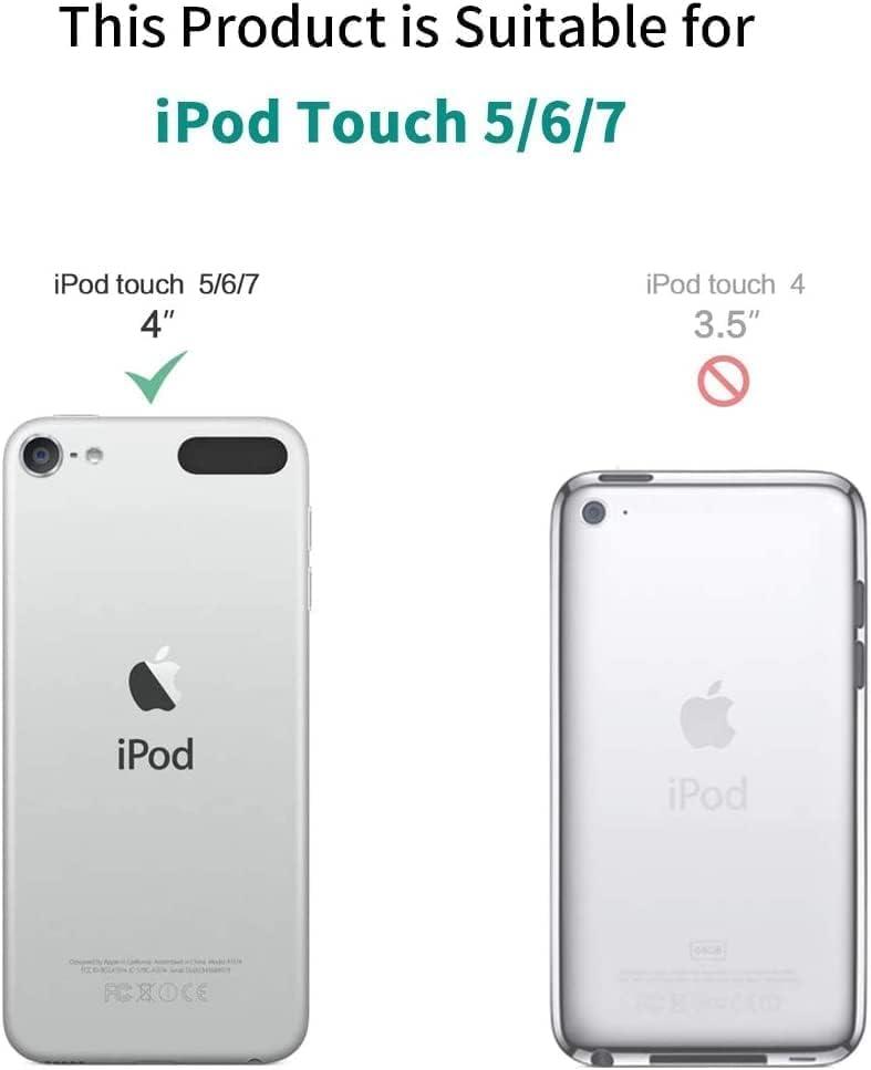 AIRWEE for iPod Touch 7 Case,Touch 6/5 Case,AIRWEE Slim Back Cover Hard Plastic Protector Case for Apple iPod Touch 5th/6th/7th Generation for Women Girl Men, Cartoon Capybaras