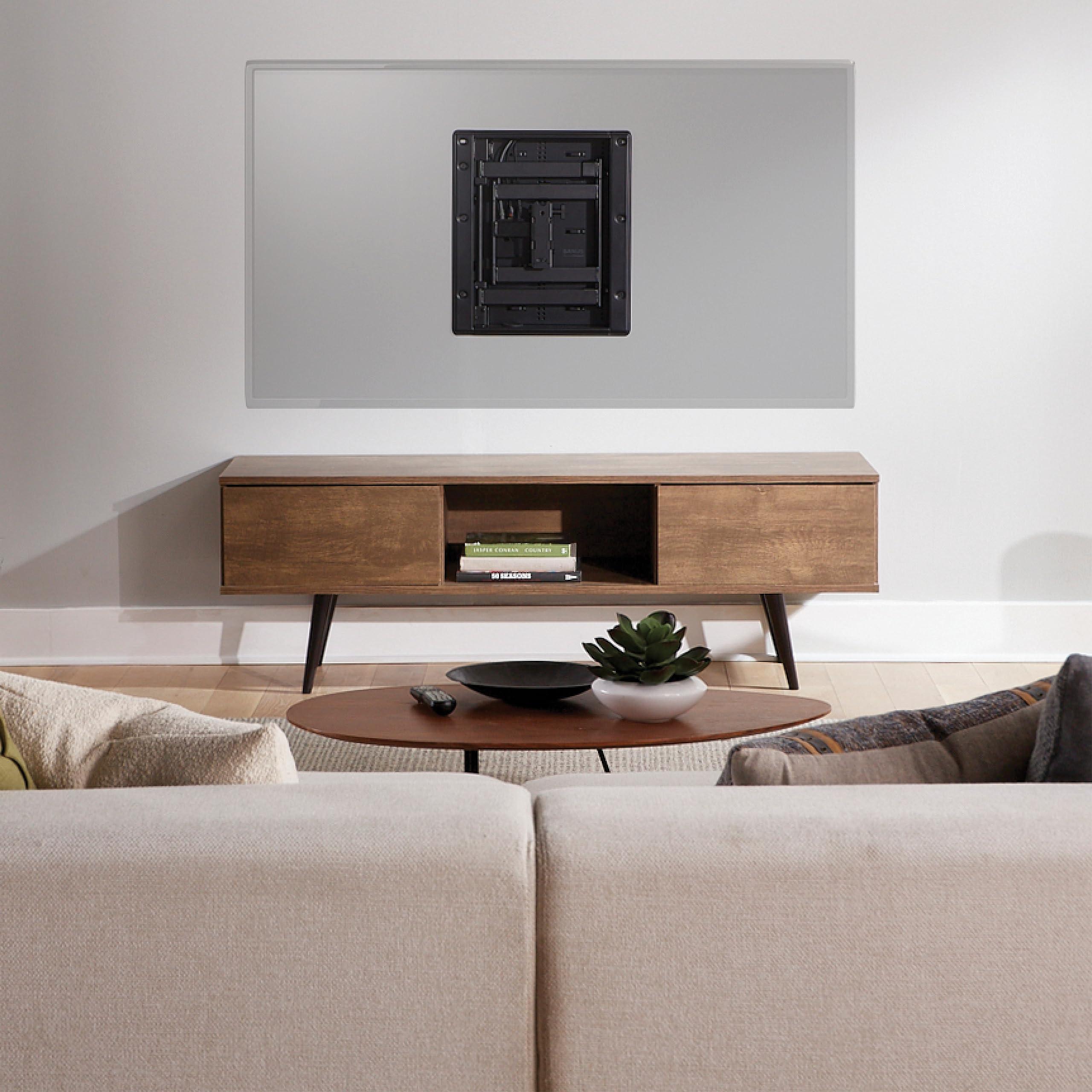 Sanus SANUS Recessed TV Wall Mount for 42"-85" Screens - Premium Full Motion TV Mount Tilts, Swivels & Extends for Optimal Views - Easy Install & Low Profile Design - VIWLF128-B2