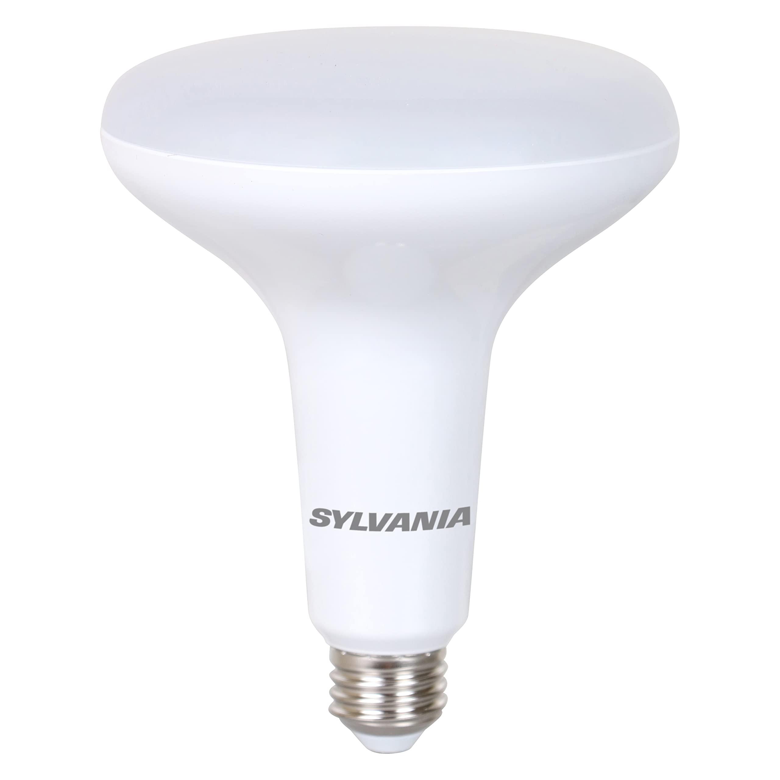 LEDVANCE SYLVANIA BR40 LED Flood Light Bulb, 85W = 13W, 10 Year, Dimmable, Frosted Finish, 1050 Lumens, 5000K, Daylight - 2 Pack (79624)